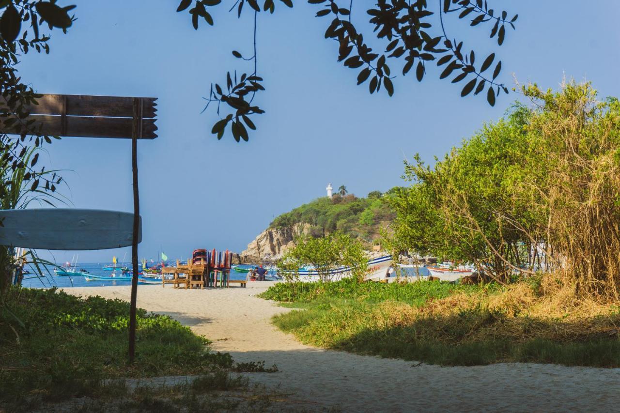 Nomad Beach House Hotel Puerto Escondido  Kültér fotó